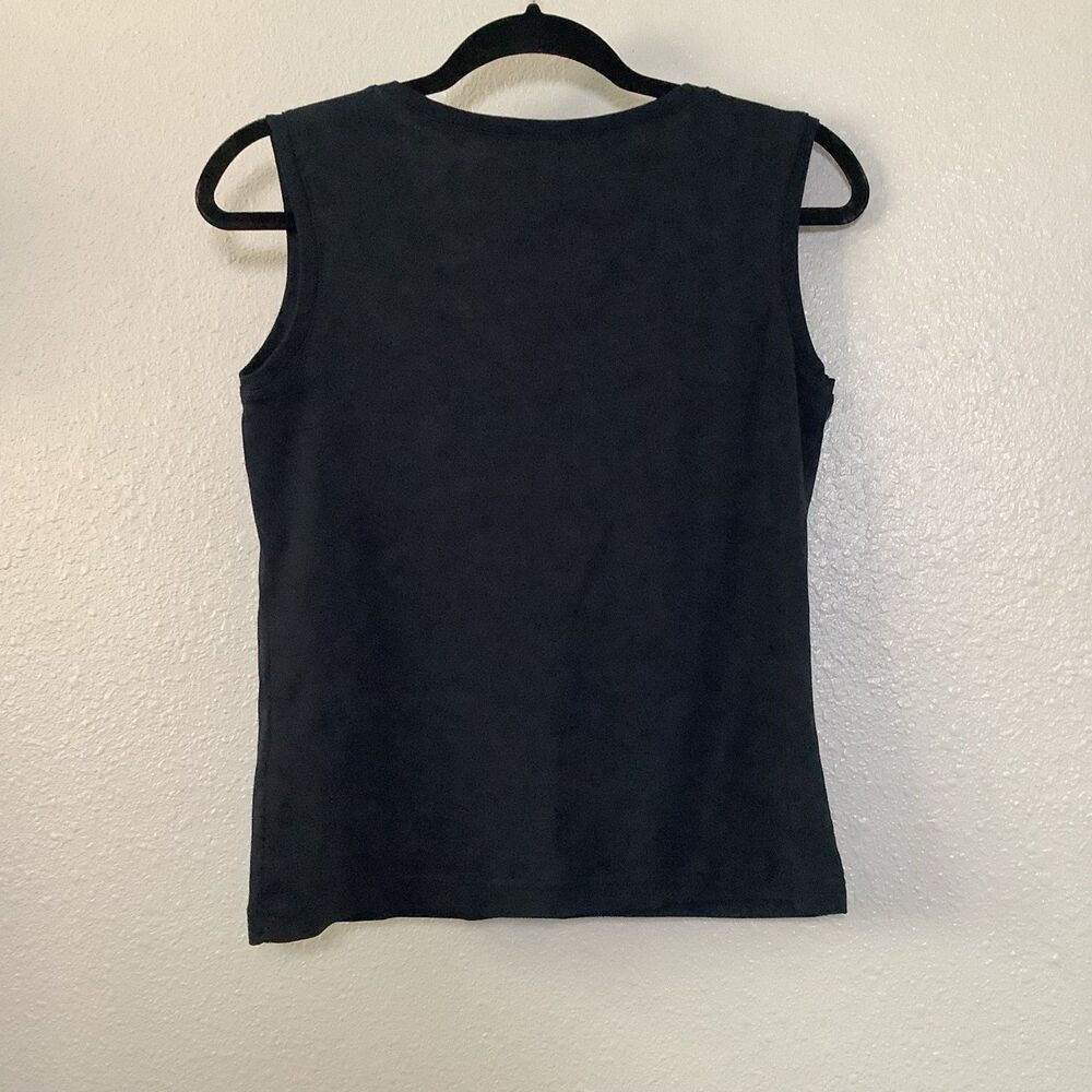 Vintage Y2K 100% Cotton Black Fairy Festival Grunge Dark Feminine Tank Top S - Picture 3 of 4